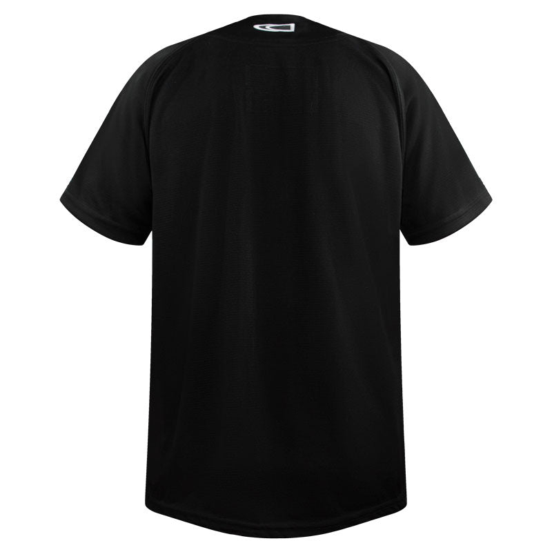 Classic B&W jersey by Crowdead. Rear view.