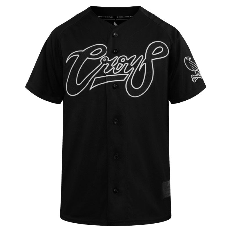 Classic B&W jersey by Crowdead. Front View.