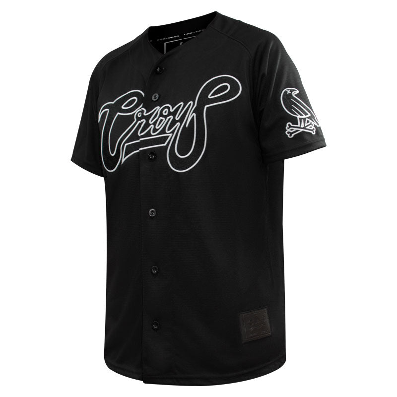 Classic B&W jersey by Crowdead. Diagonal view.