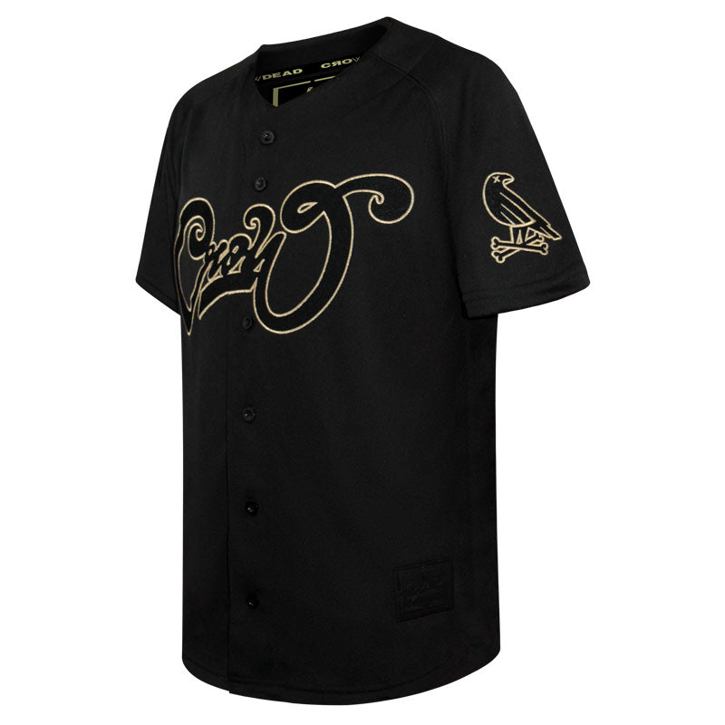 The New Gold jersey by Crowdead. Side view.