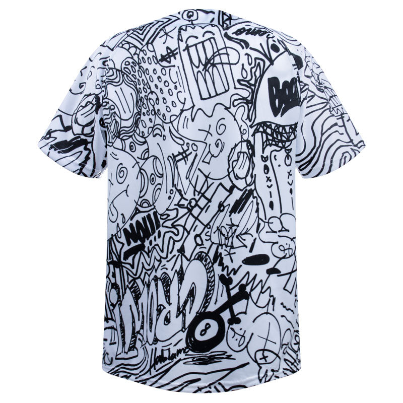 Comic City jersey by Crowdead streetwear fashion - Back